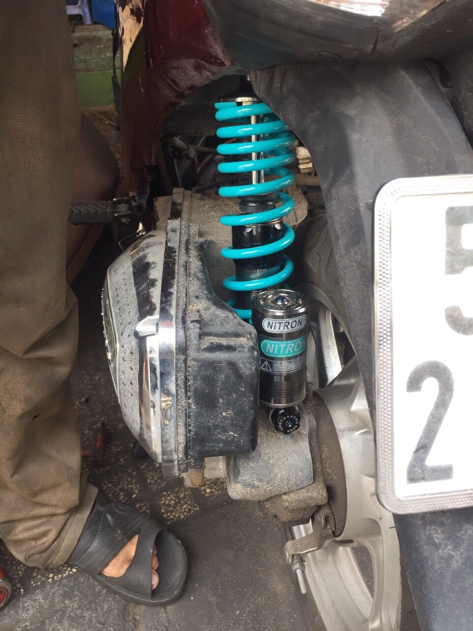 Phuộc sau nitron cho vario, vision loại 1