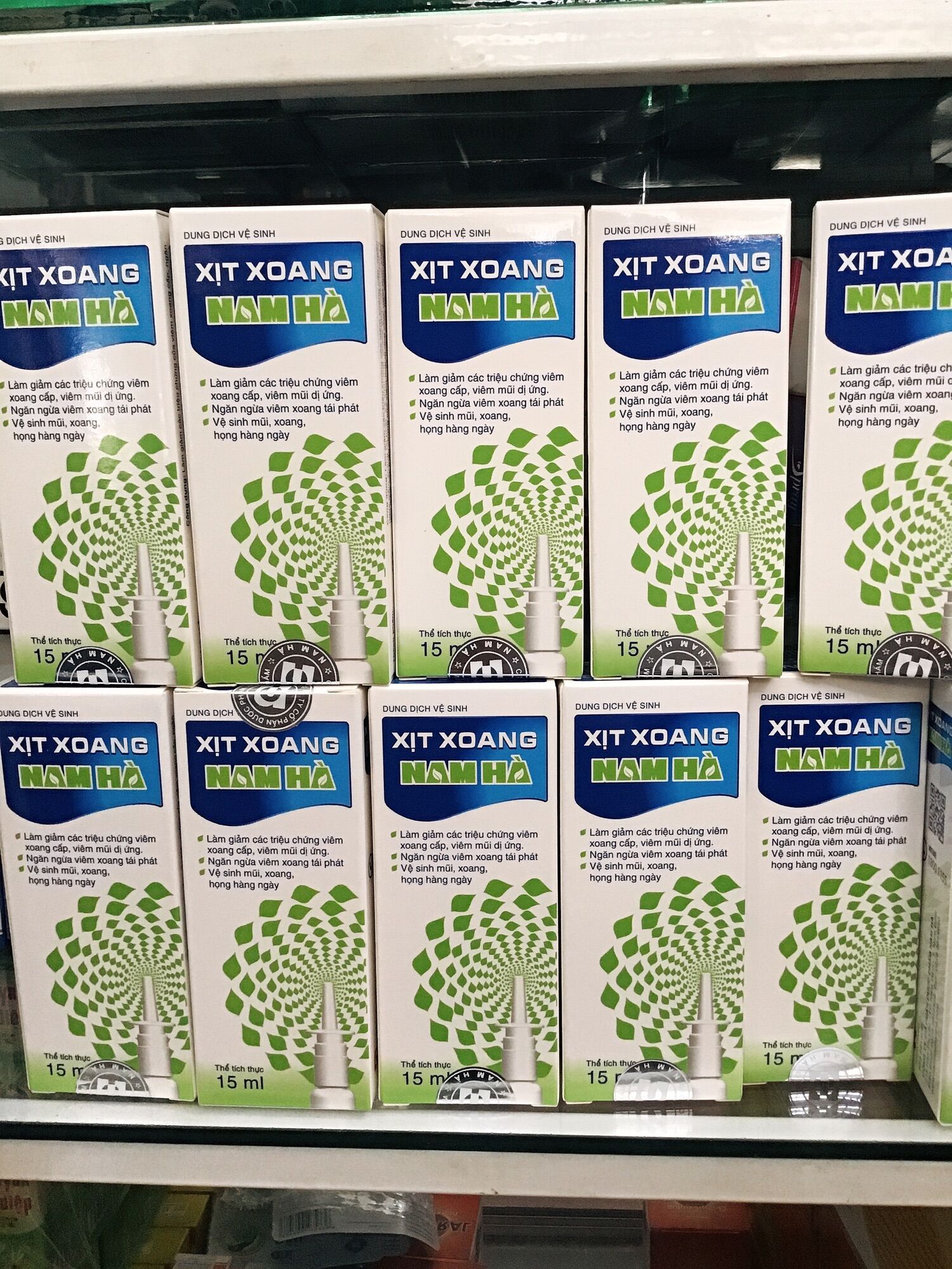 Dung dịch vệ sinh xịt xoang Nam Hà chai 15ml