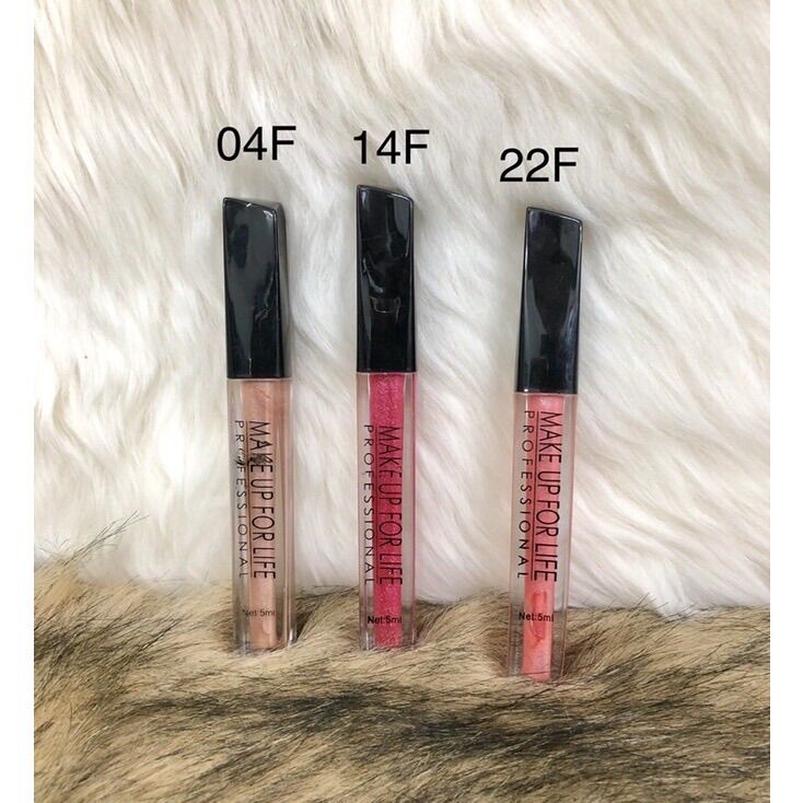 Son bóng Make Up ForLife nhũ kim tuyến