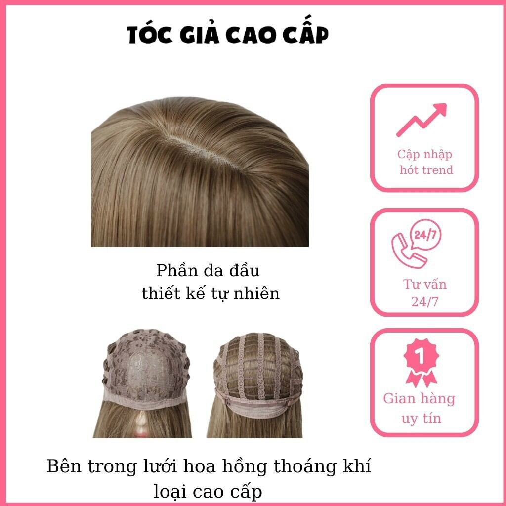 Tóc giả siêu cấp ngắn kiểu vic S078