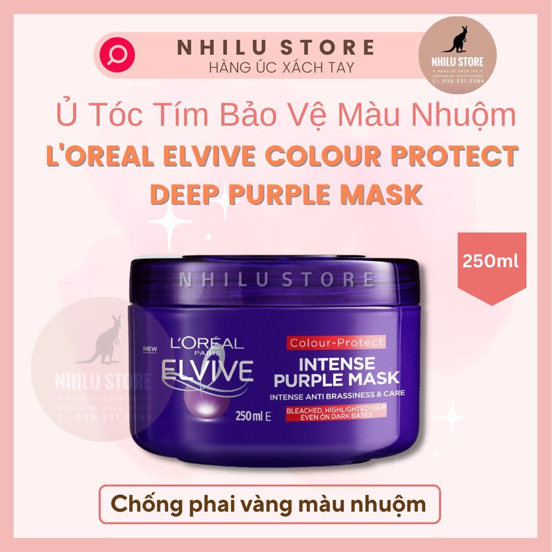 Ủ tóc Loreal dành cho tóc nhuộm