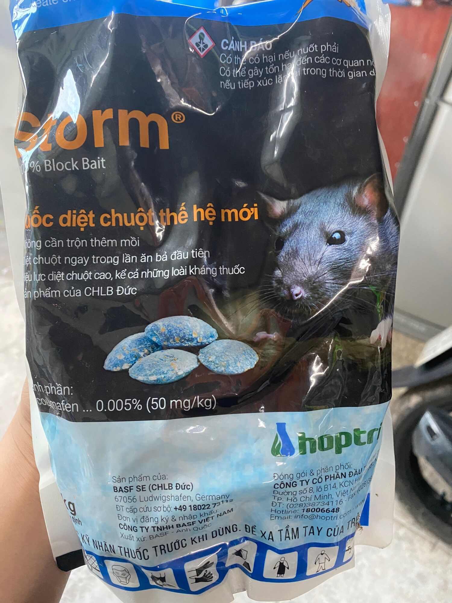 Storm 1kg - Eliminates Oily Mice with Medicine