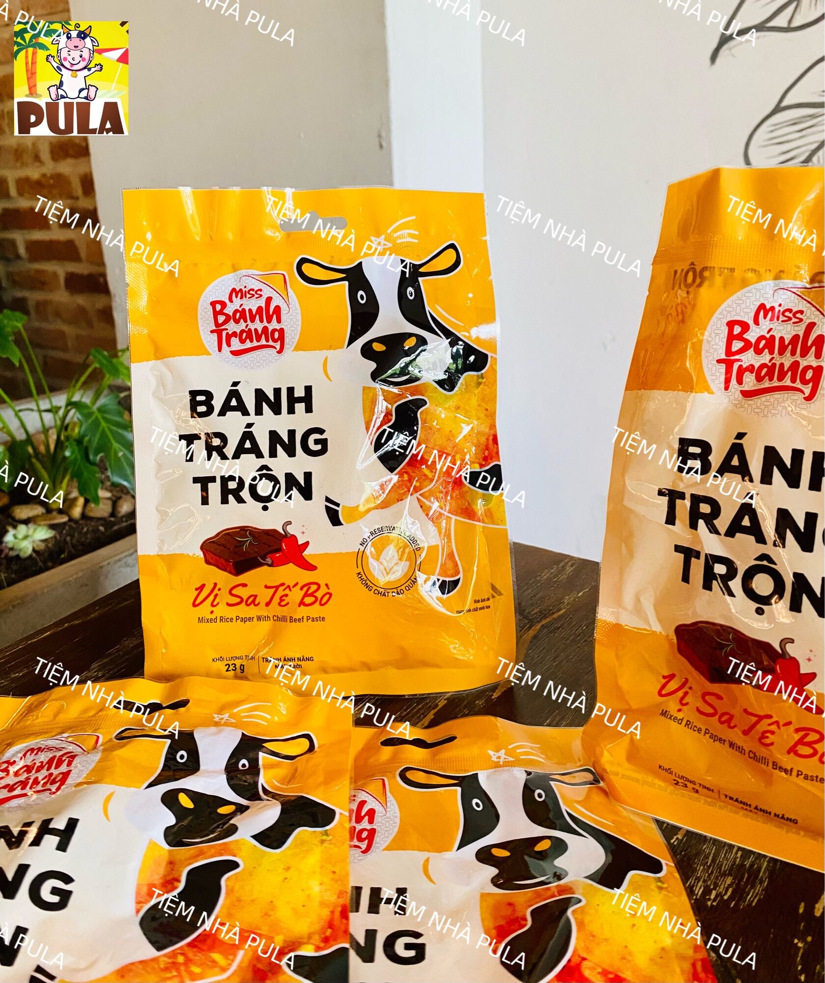 BÁNH TRÁNG TRỘN VỊ SA TẾ BÒ
