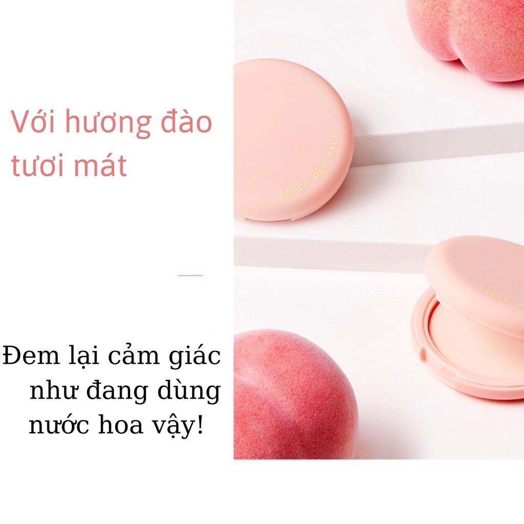 PHẤN NÁCH ĐÀO CHƯA HÔI NÁCH, KIỀM MỒ HÔI VÀ LÀM TRẮNG NÁCH.