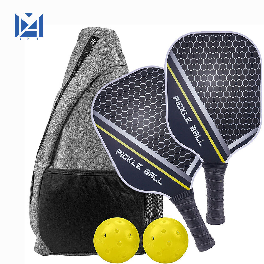 Bộ mái chèo Pickleball bằng sợi carbon than chì Vợt nhẹ để tập thể dục trong nhà và ngoài trời Unisex được Usapa phê duyệt