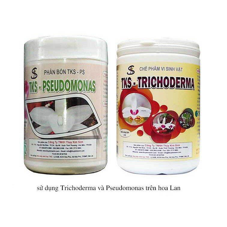 Bọ 2 sản phẩm chăm sóc hoa lan trichoderma và pseudomonas