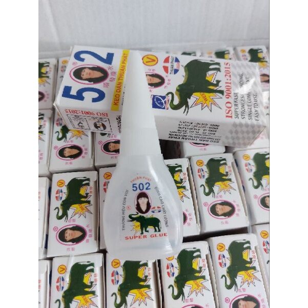 Keo dán sắt 502 con voi, con bướm..