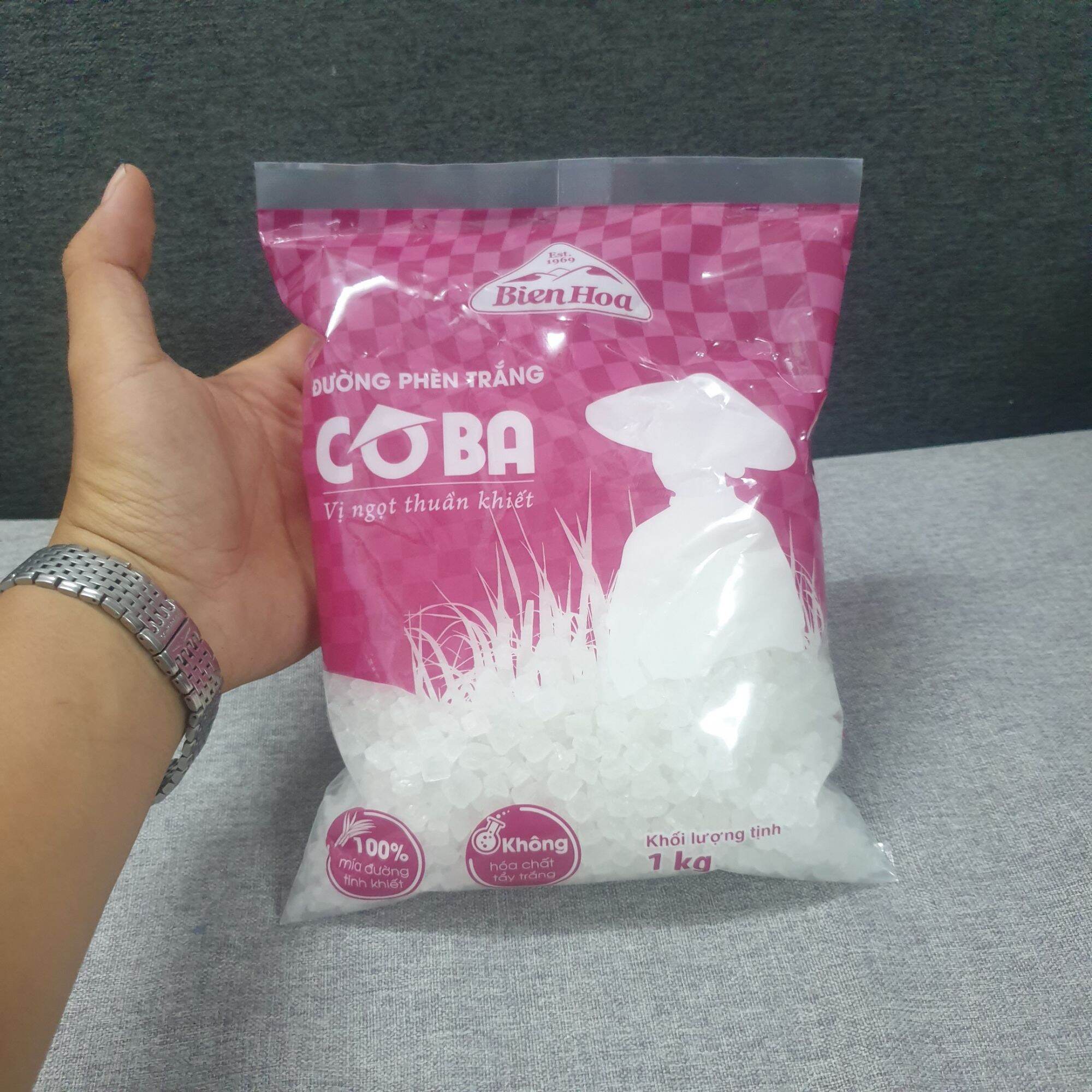 Đường phèn Biên Hòa Cô Ba loại 1kg