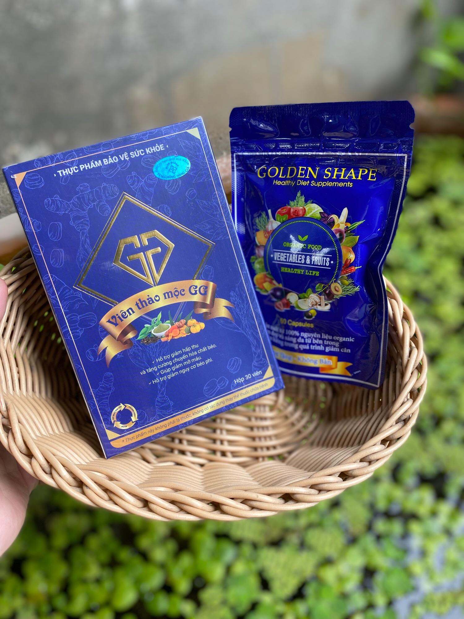 Viên Thảo Mộc GG (thảo mộc giảm cân GG kèm gói rau củ)