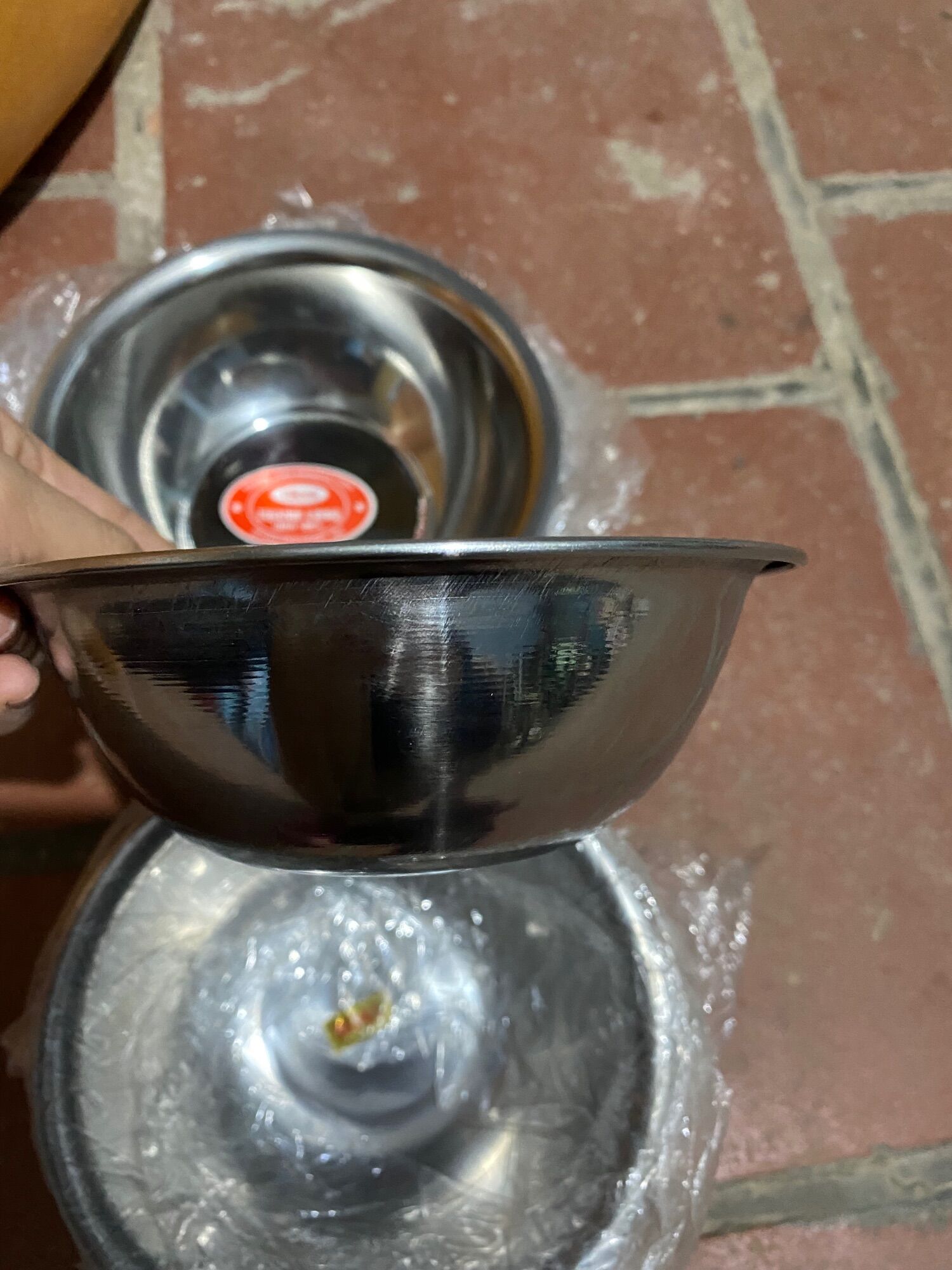 Bát inox bền đẹp kích thước 16cm, 18cm