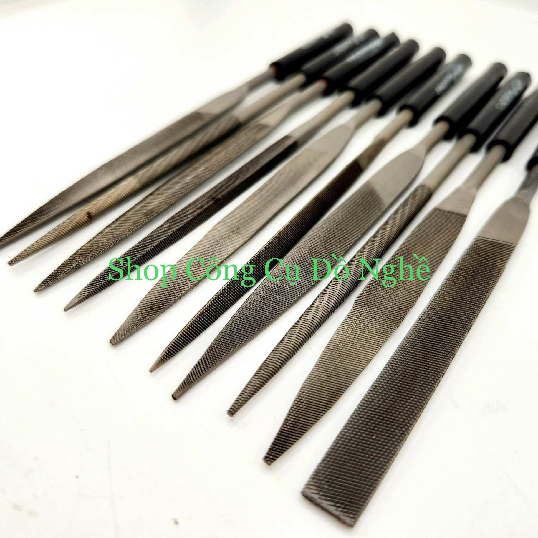 [HCM]bộ dũa đen 10 cây đủ kiểu các loại