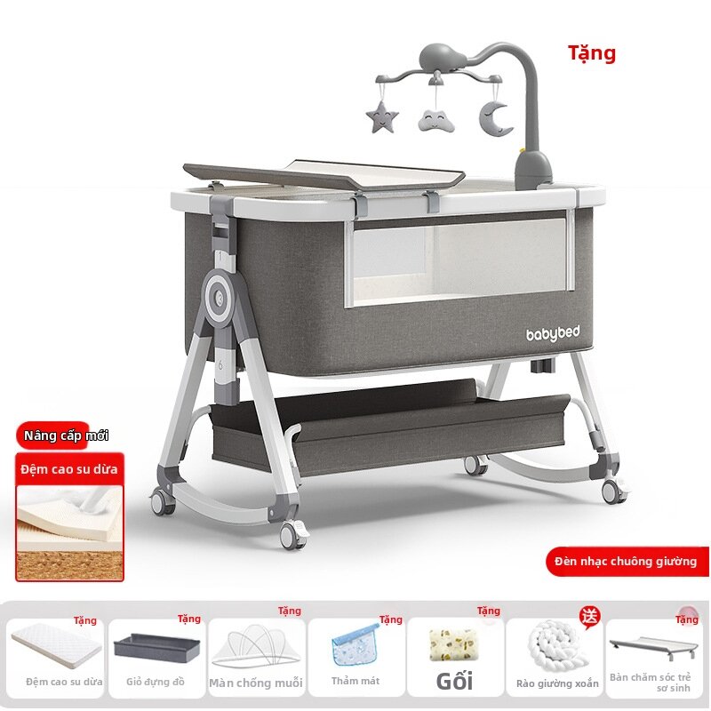 Nôi Gấp 2-trong-1 Di Động