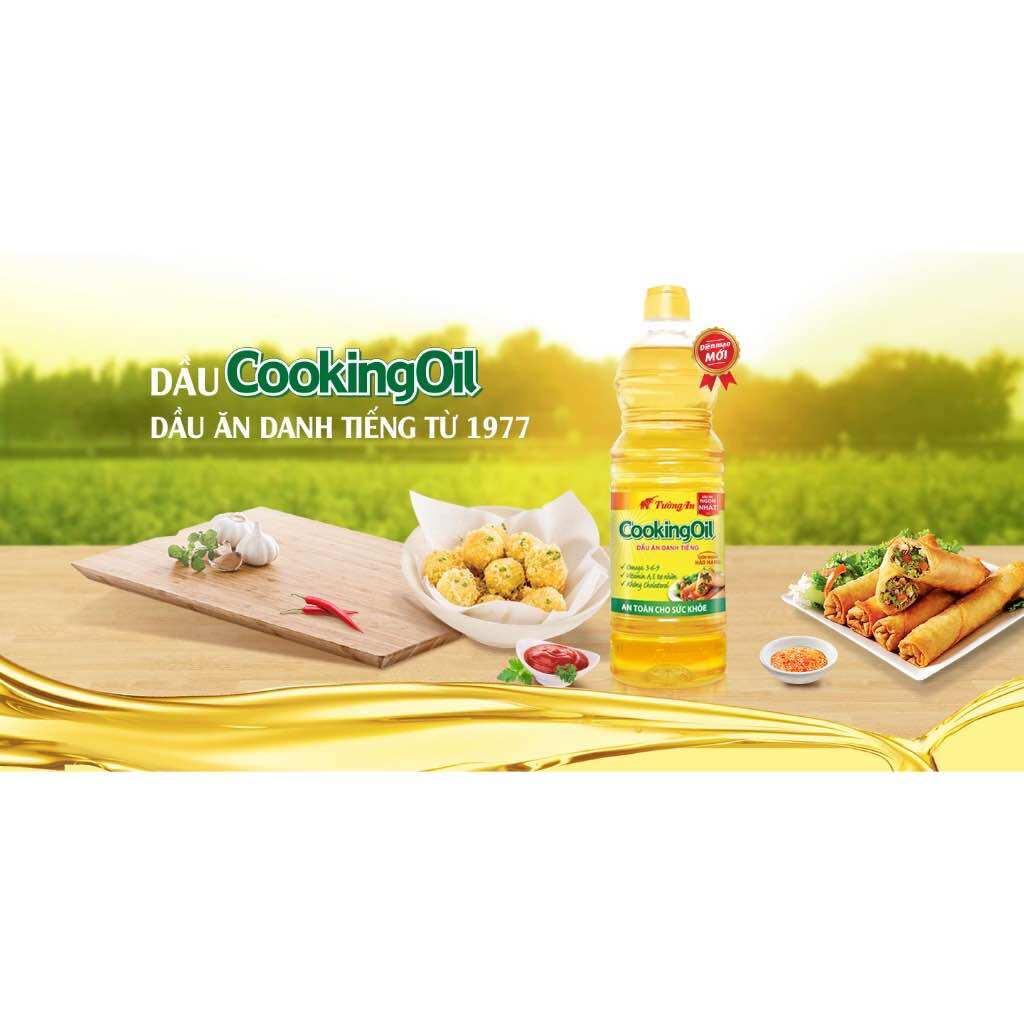Tuong an Cooking Oil 1 Liter Bottle