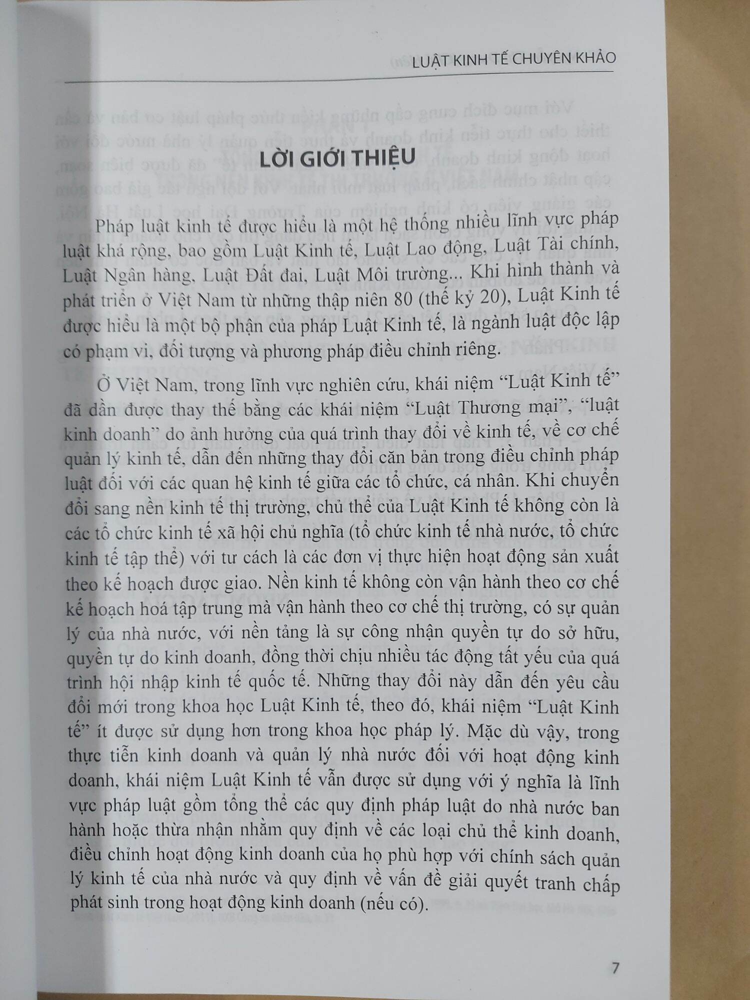 Luật kinh tế (Sách chuyên khảo)
