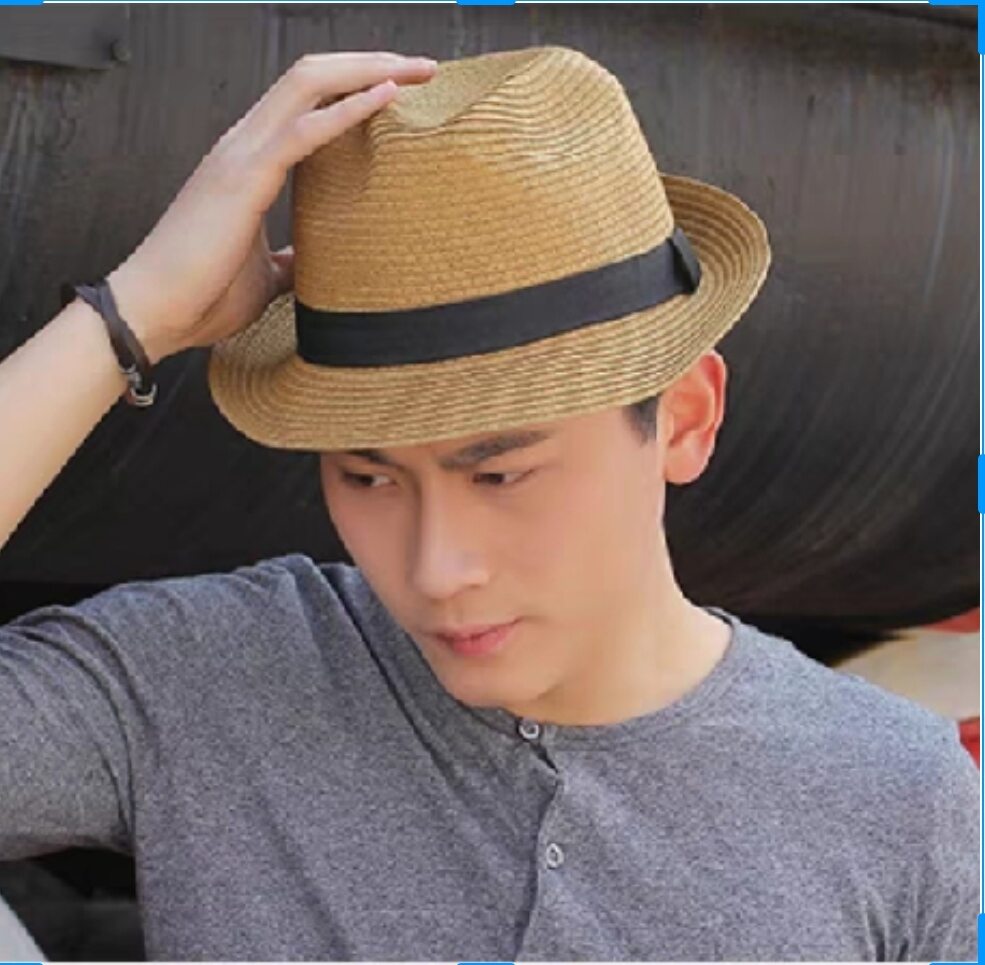 Mũ cao bồi nam - Nón cao bồi nữ  - Mũ nón phớt cowboy chất liệu cói thoáng mát