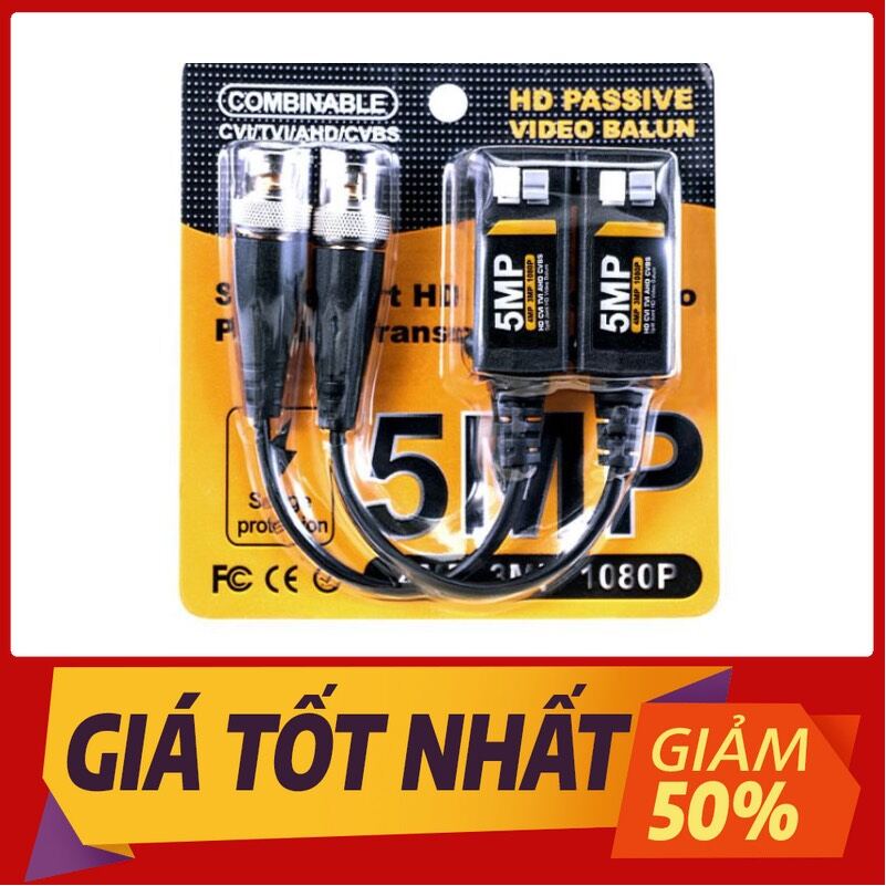 balun camera, Balun 5.0mp vàng