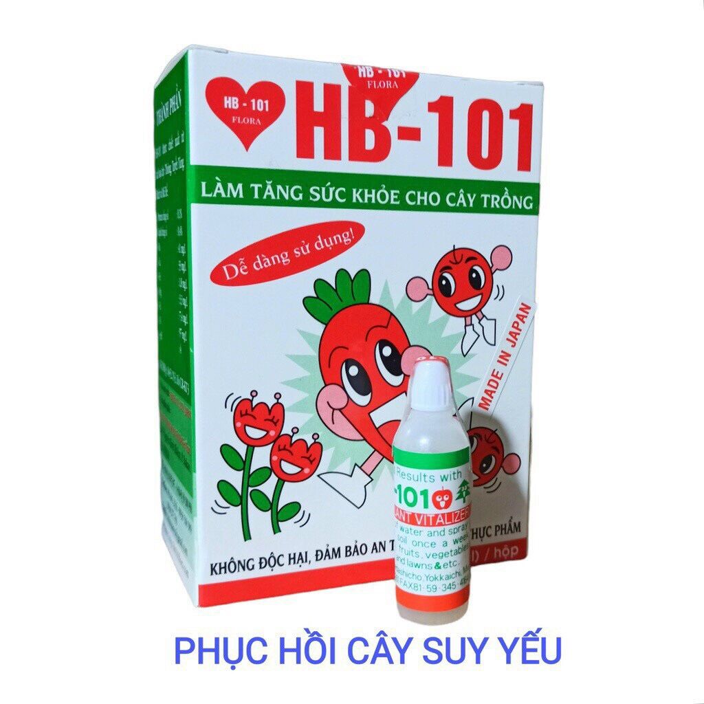 Phân hữu cơ hb-101 nhật bản 6ml - kích rễ, phục hồi cây suy yếu