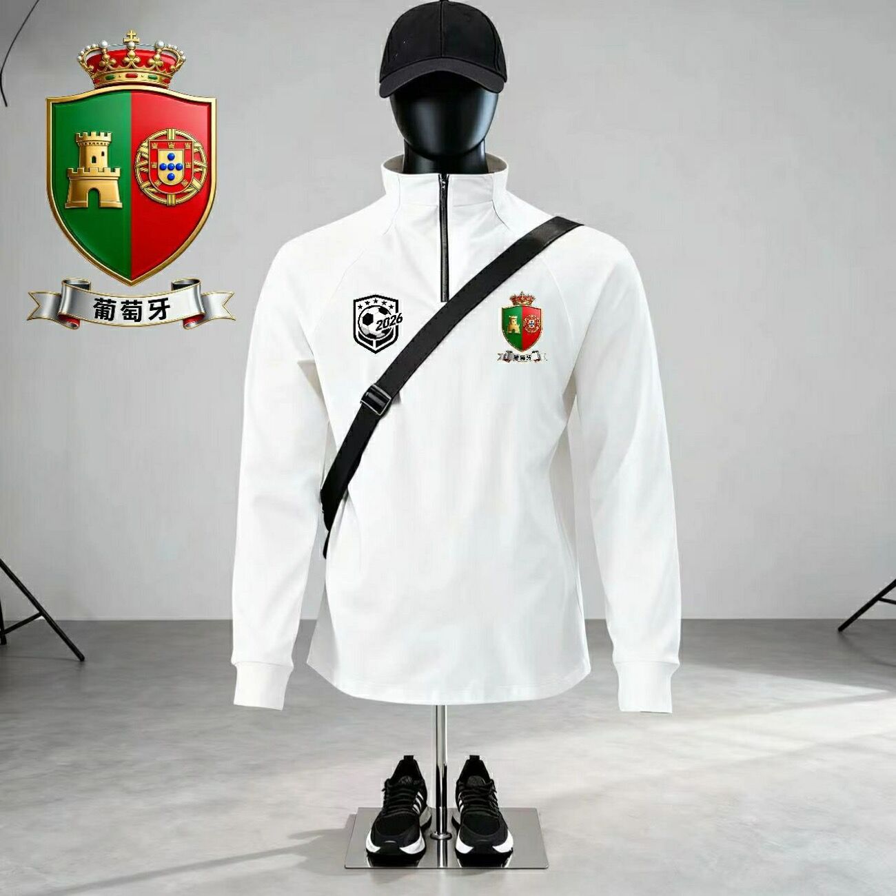 Áo Tập Luyện Dài Tay Thể Thao Thường Ngày Có Khóa Kéo Nửa Bên Hông Của Đội Bóng Đá Áo Tập Luyện Đa N