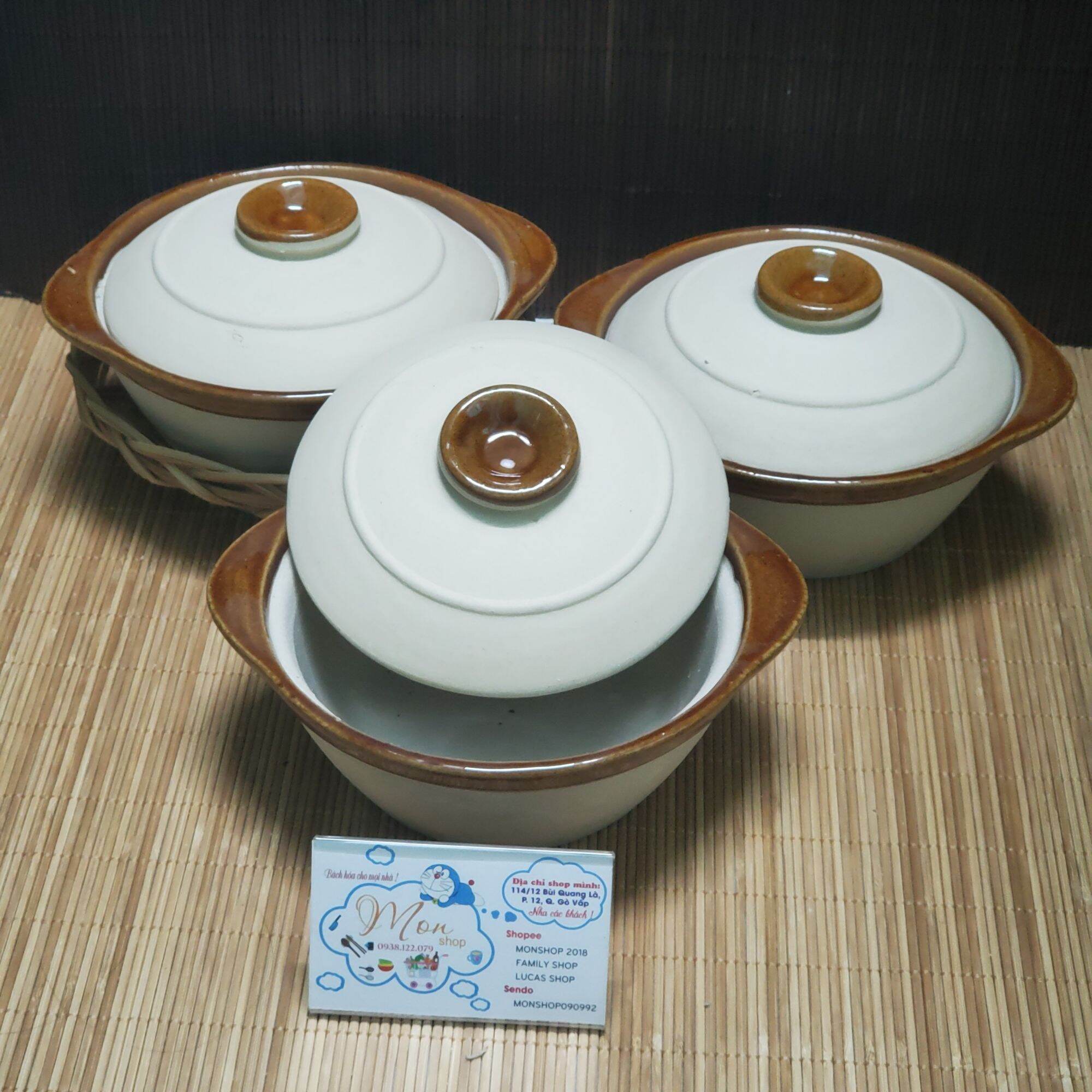 NỒI ĐẤT NUNG THƯỢNG HẠNG SIZE 15cm ,17cm (DÙNG ĐỂ ĐỰNG KO NẤU)