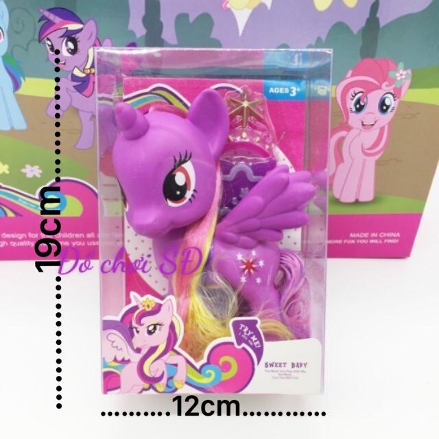 Đồ chơi ngựa pony màu tím