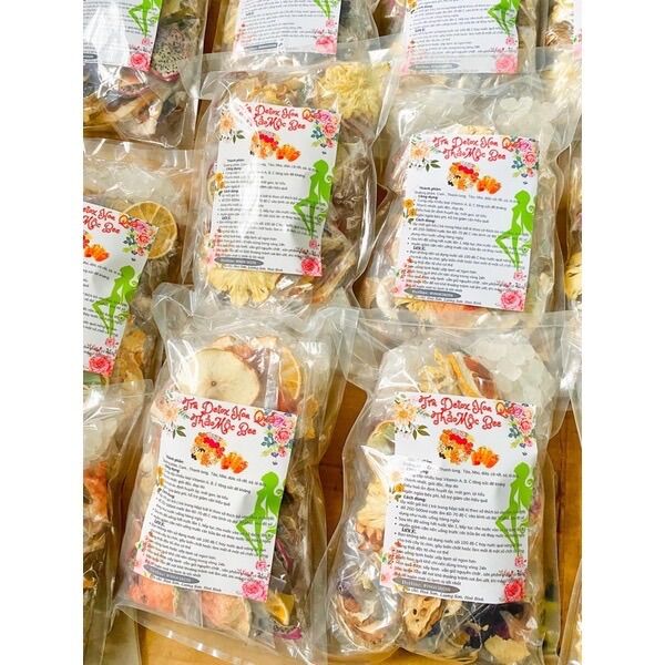 Set 30 gói trà detox hoa quả sấy khô