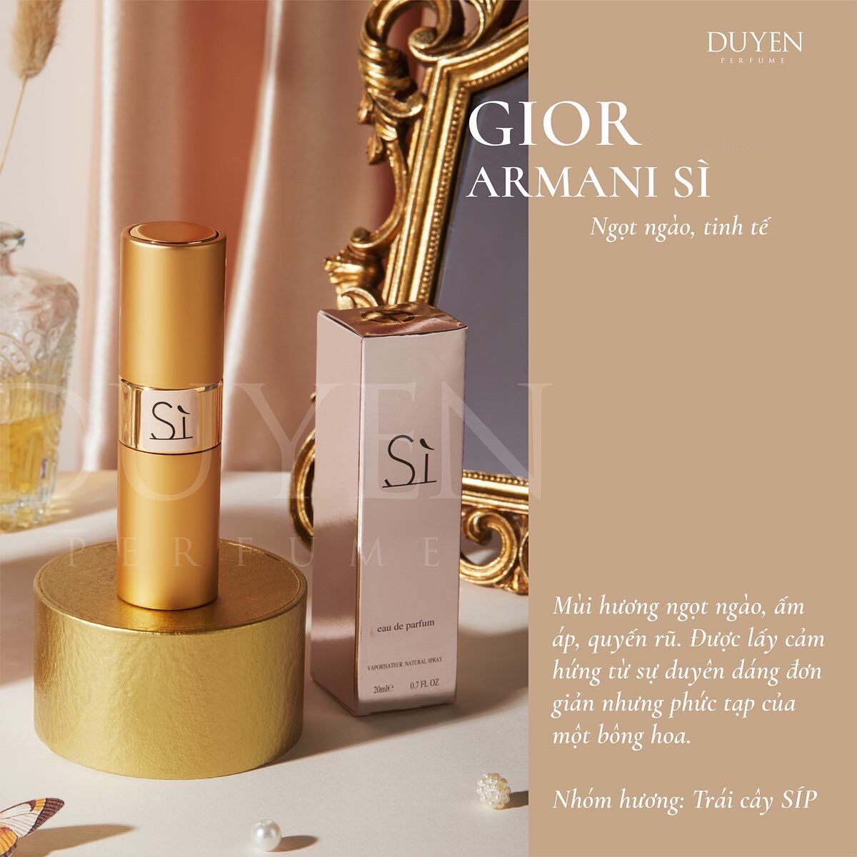 Nước hoa Nữ SÌ Ngọt ngào Thu hút duyenperfume