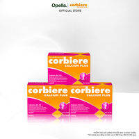 Bộ 3 Thực phẩm bảo vệ sức khỏe Corbiere Calcium Plus Mới - Canxi hữu cơ + D3 + K2