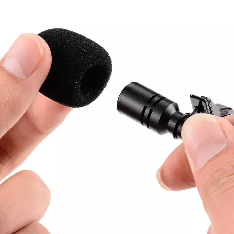Bông lọc chống ồn cho micro GoCheck cài áo micro trợ giảng