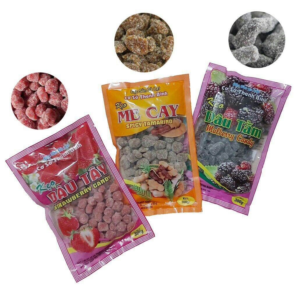 1 túi kẹo mứt dâu tây đà lạt 200G