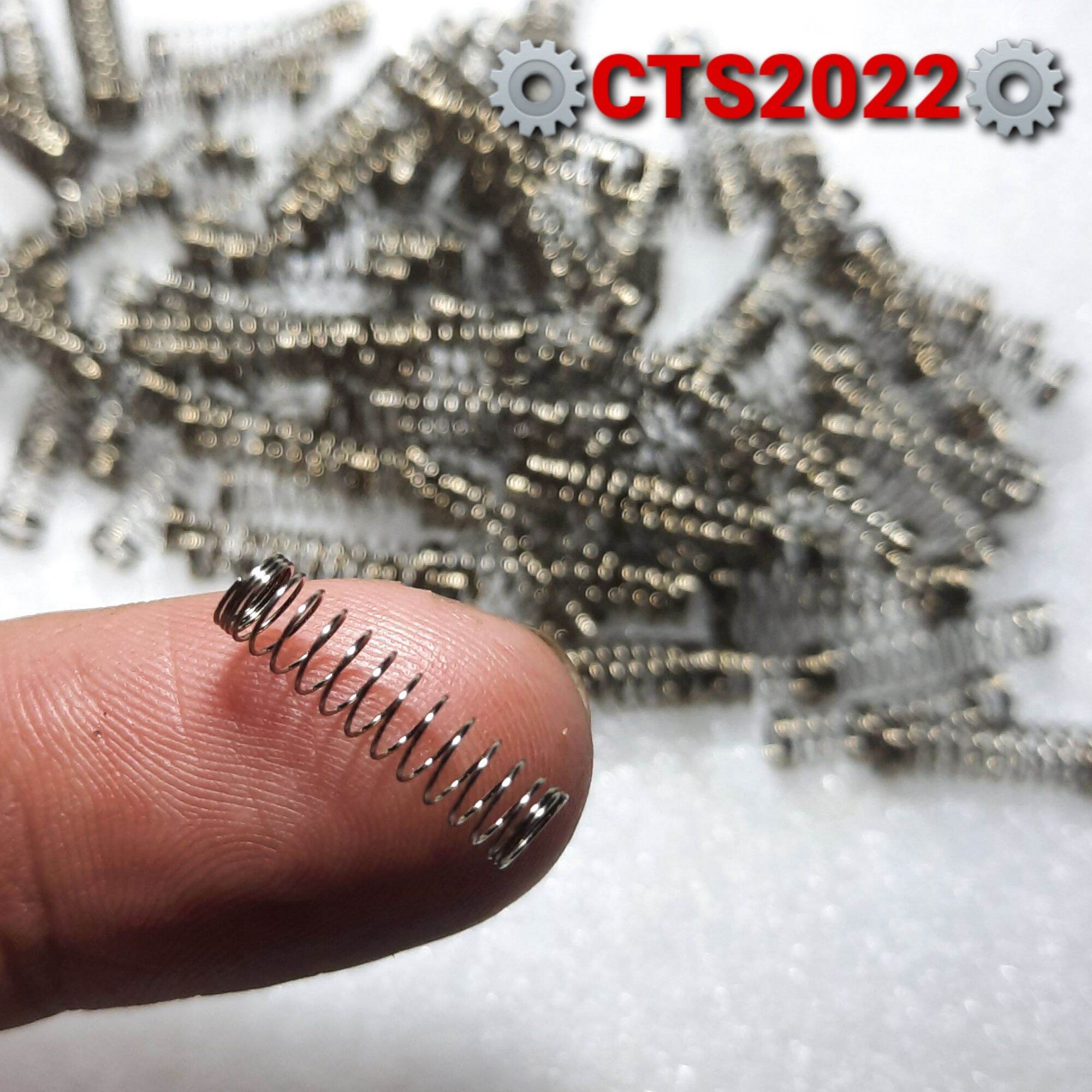 Lò xo nén phi 3.8mm sợi thép 0.25mm