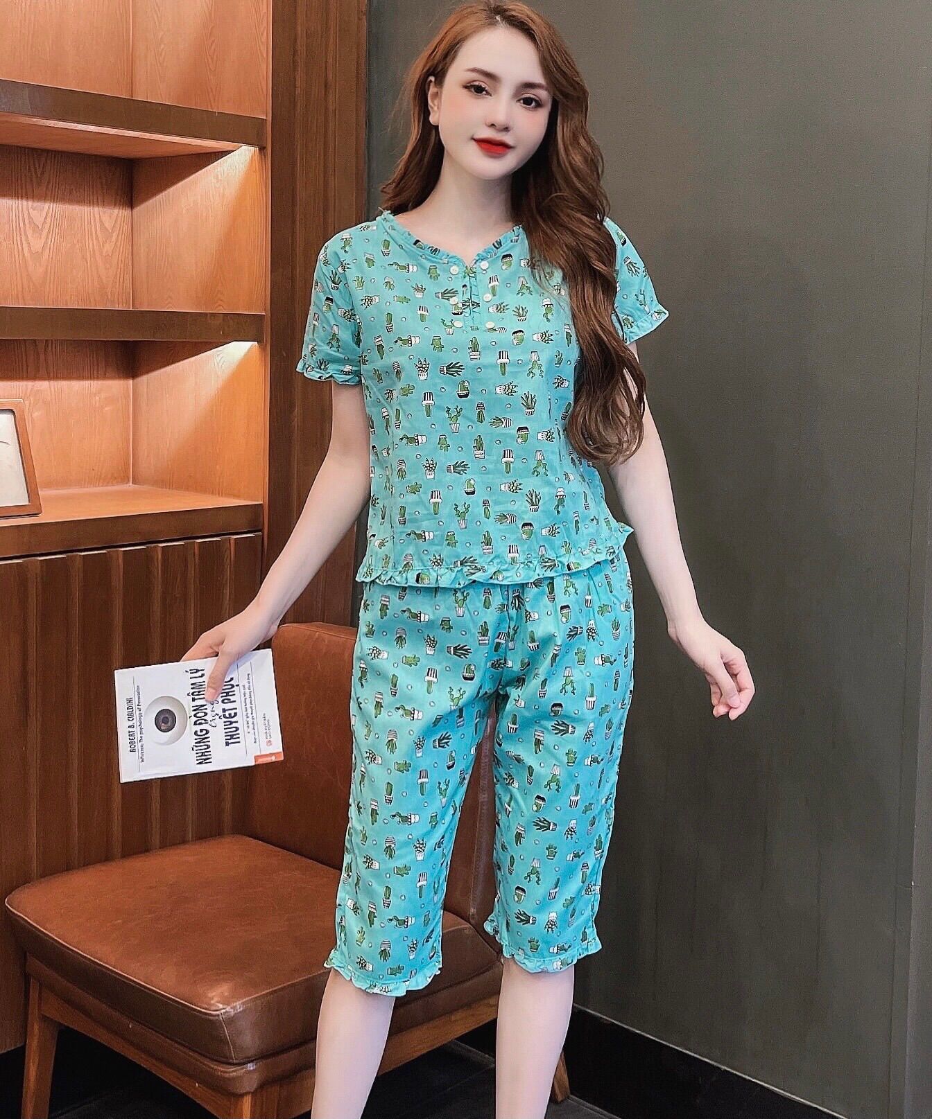 Đồ bộ mặc nhà mẫu lửng đẹp