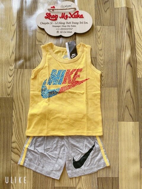 Bộ ba lỗ bé trai Nike xuất khẩu