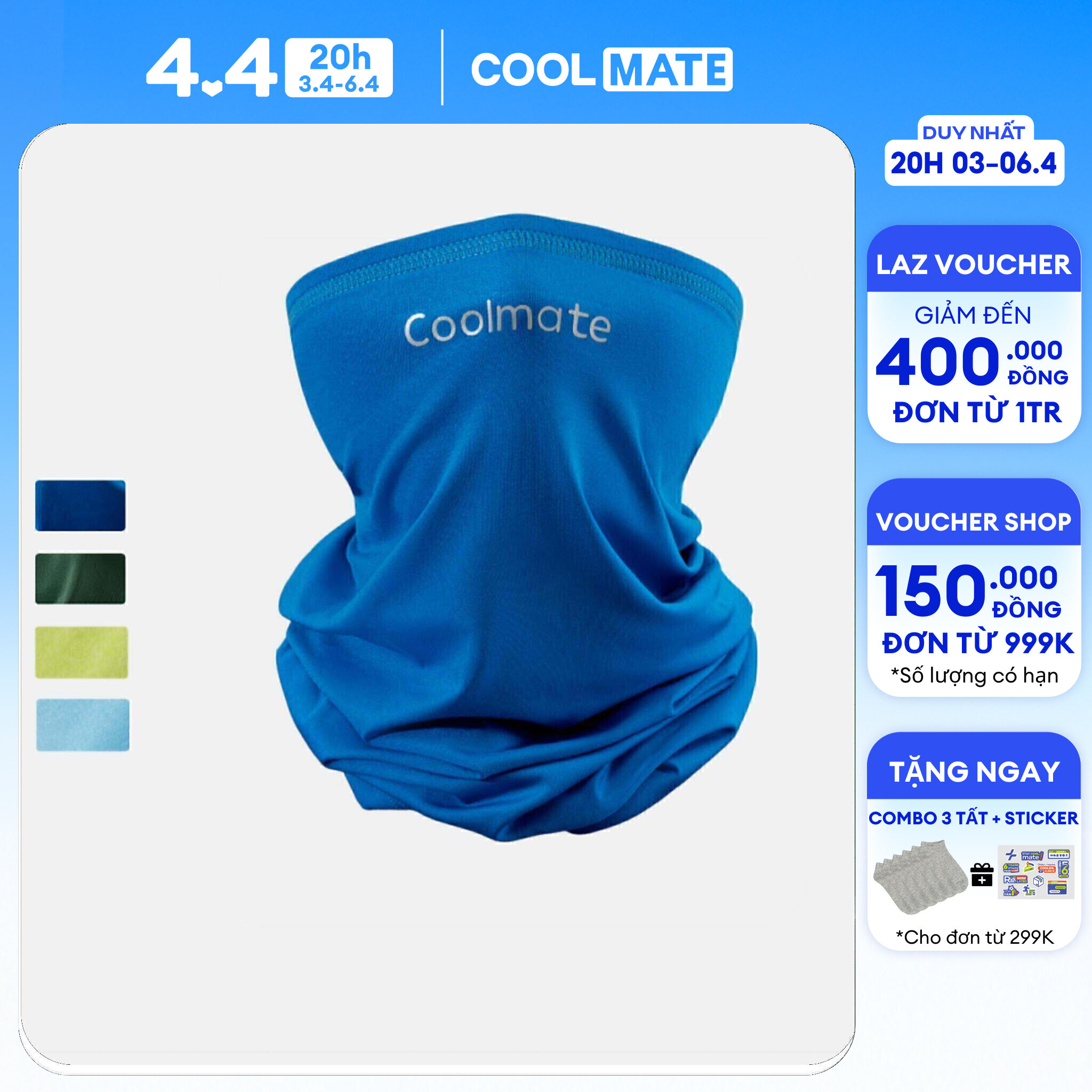 Gaiter mặt nạ đa năng chạy bộ Fast & Free - Coolmate