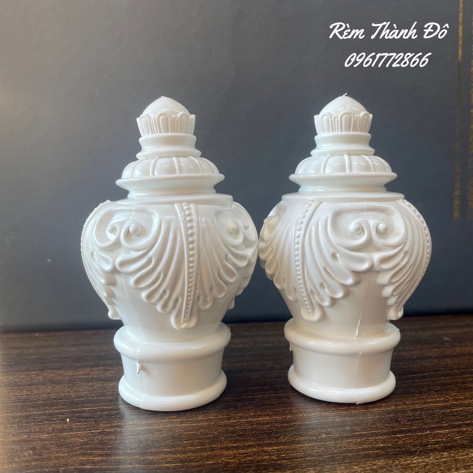 Đầu trụ rèm/ đầu chụp cây rèm/ Phụ kiện rèm