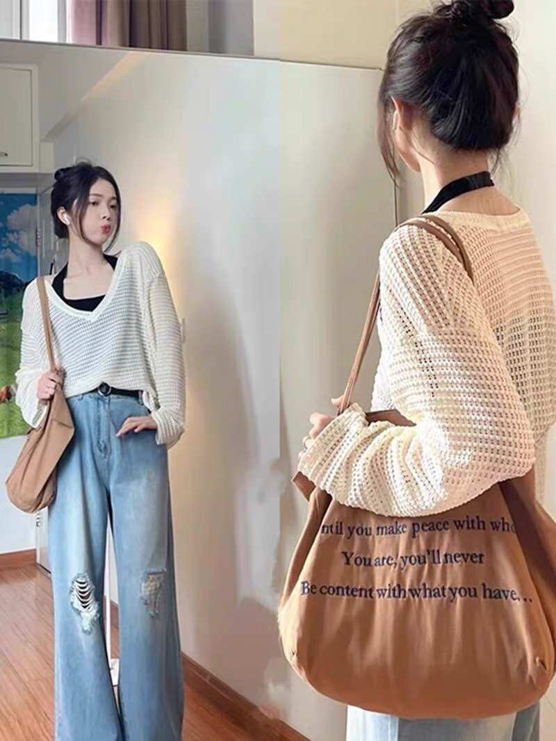 set áo lưới kèm yếm dáng thụng oversize (279#)