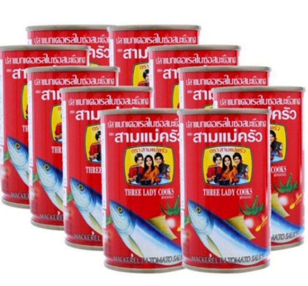 10 HỘP CÁ 3 CÔ GÁI 155G