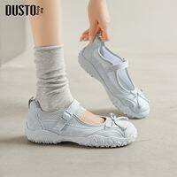DUSTO | Giày Phong Cách Ballet Mary Jane Đế Dày Thoáng Khí