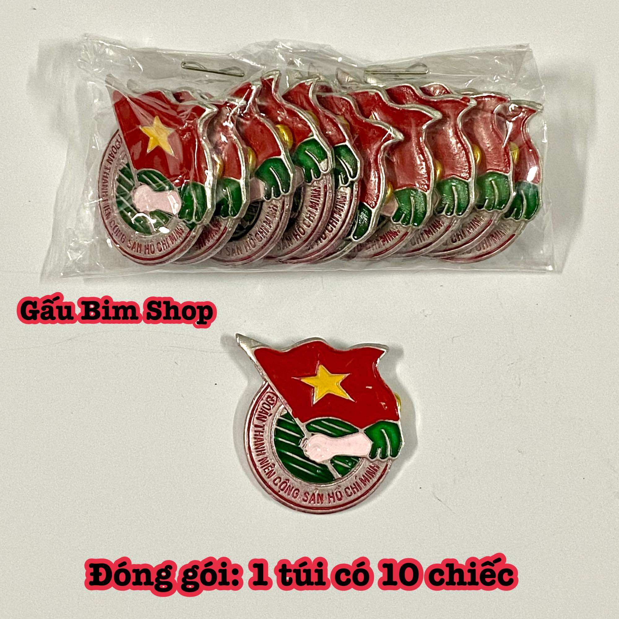 [Giá Sỉ] Huy Hiệu Đoàn - Đội - Thanh niên cài áo