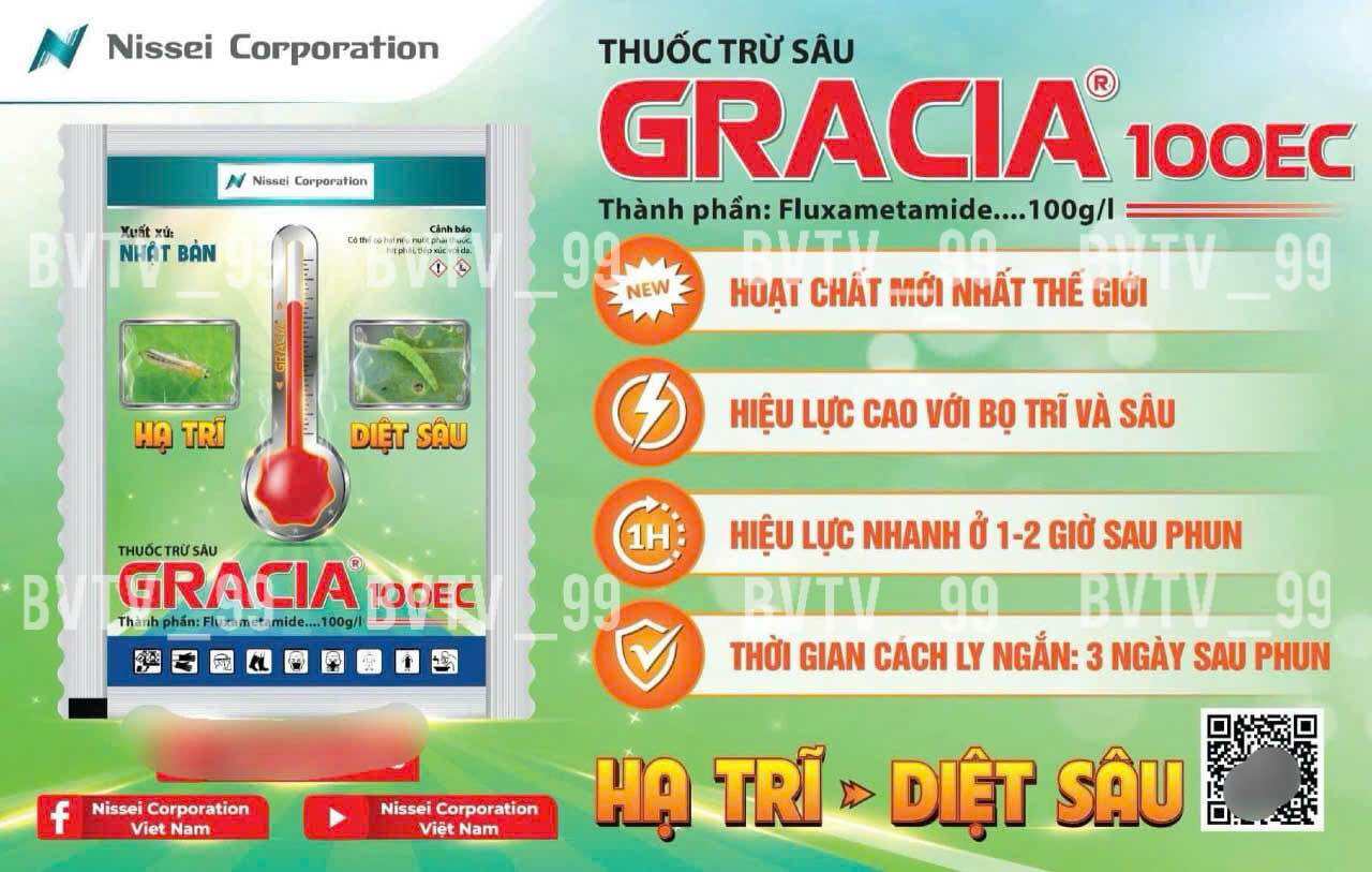  Thuốc trừ Bọ trĩ Sâu GRACIA 100EC gói 20ml - Sản phẩm chính hãng Nhật Bản 