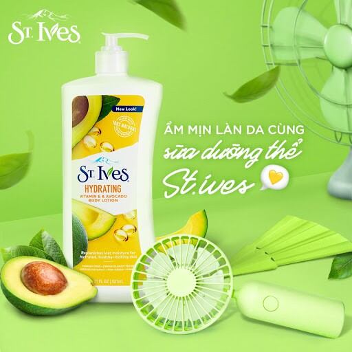Sữa Dưỡng Thể ST.IVES 621ml