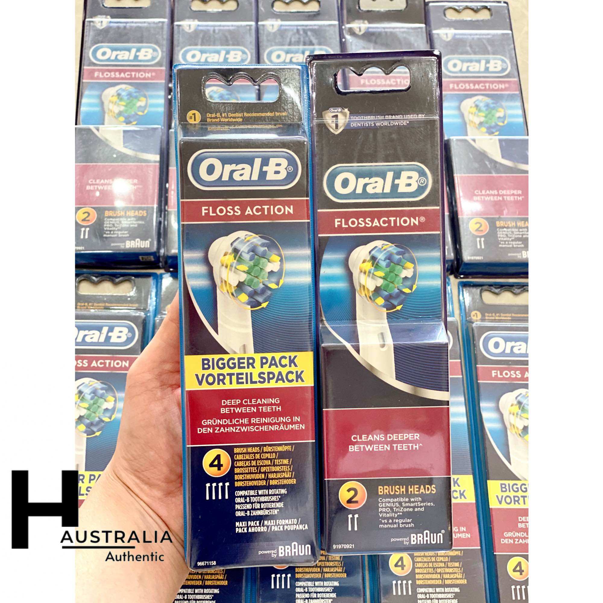 Đầu Thay Bàn Chải Oral-B FlossAction ( Set 2/4 Đầu )