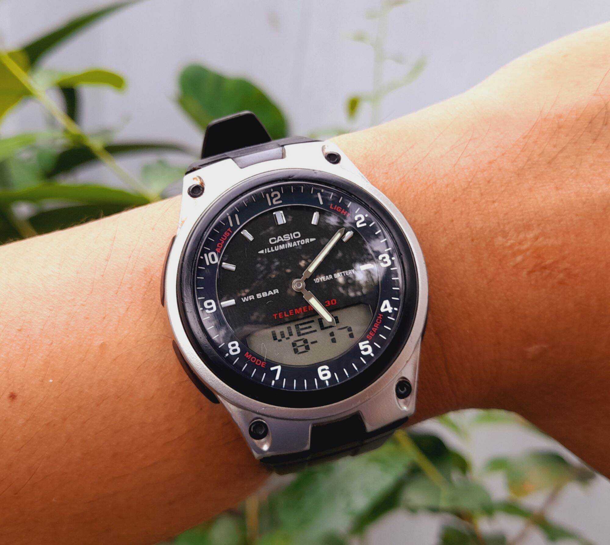 Đồng hồ Nam Casio Telememo30 AW-80 chạy 2 máy siêu đẹp bền bỉ