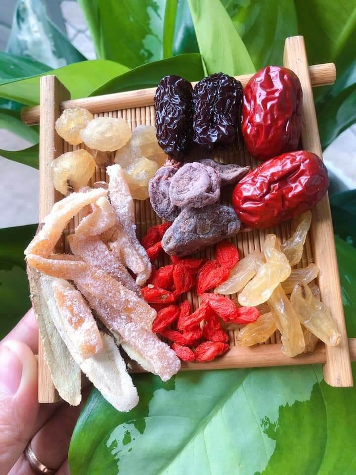 Set 5 gói Trà Lipton Xí Muội Thảo Mộc ( xí muội, táo đỏ, táo đen, kỷ tử, cam thảo, long nhãn, trần bì)