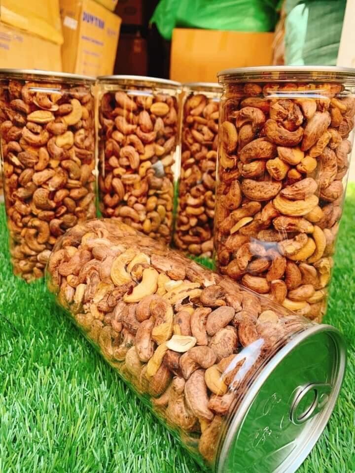 Hạt điều rang muối nguyên vỏ lụa Bình phước túi 500gr