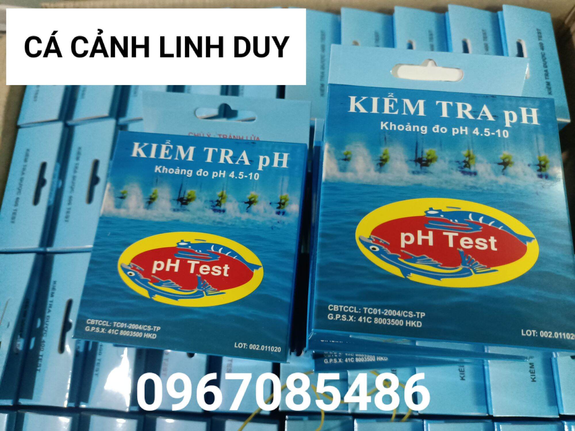 Dung dịch test độ ph dùng cho nước mặn, và thủy sản