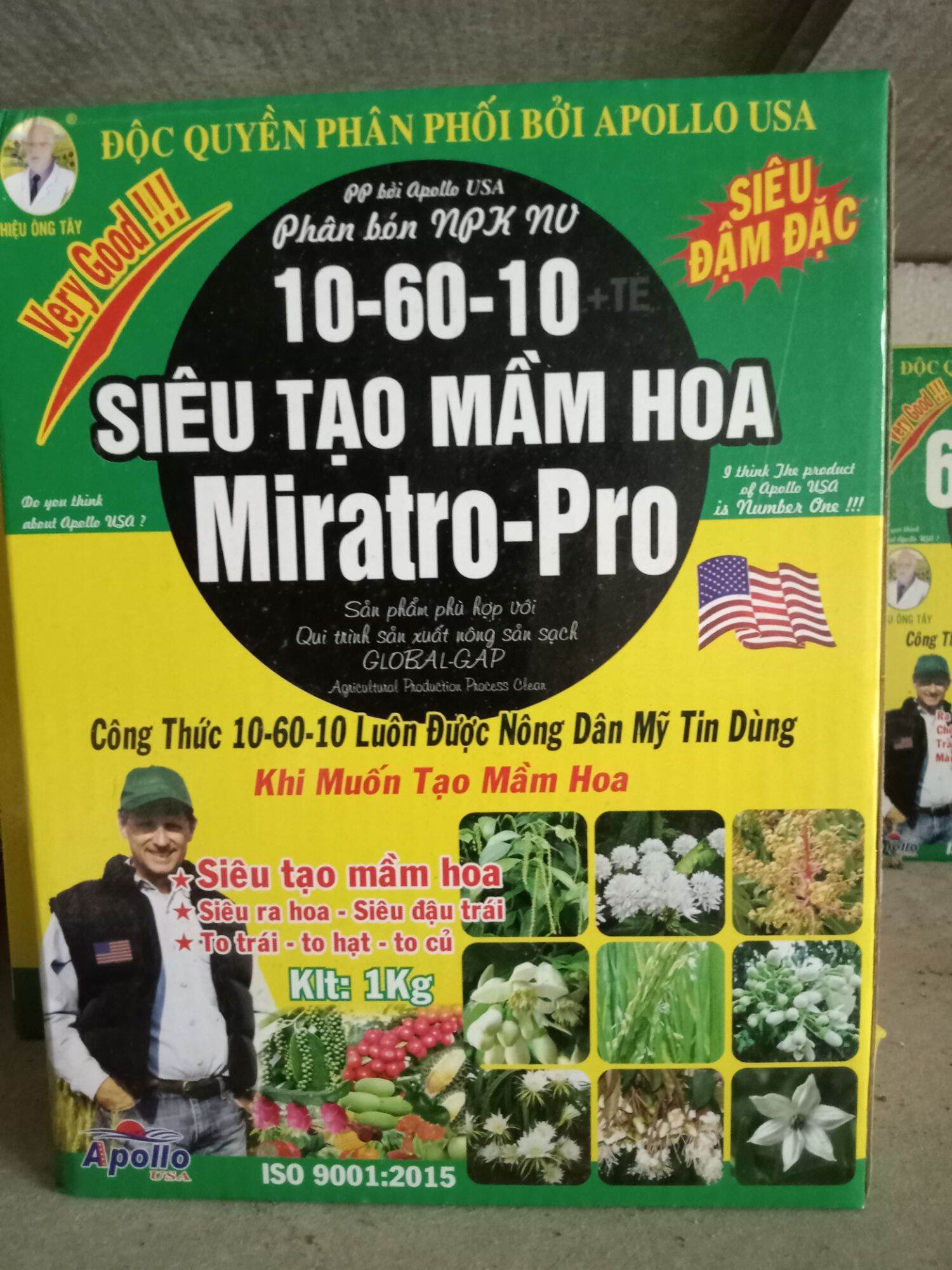phân bón lá Npk 10-60-10 (gói 250g) ,  siêu tạo mầm hoa