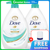 Dove |Sữa Tắm Dove 1L × 2 Chai Cho Da Nhạy Cảm/Dung Tích Lớn