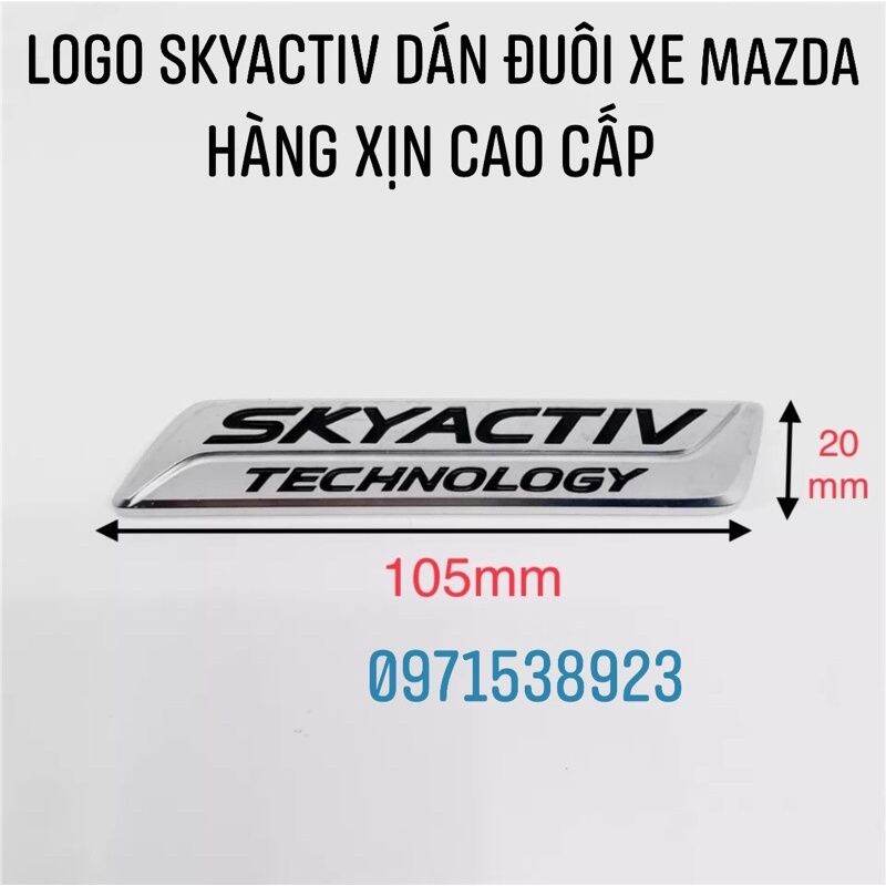 logo CX-5 SKYACTIV dán xe MAZDA CX-5 hàng cao cấp. 