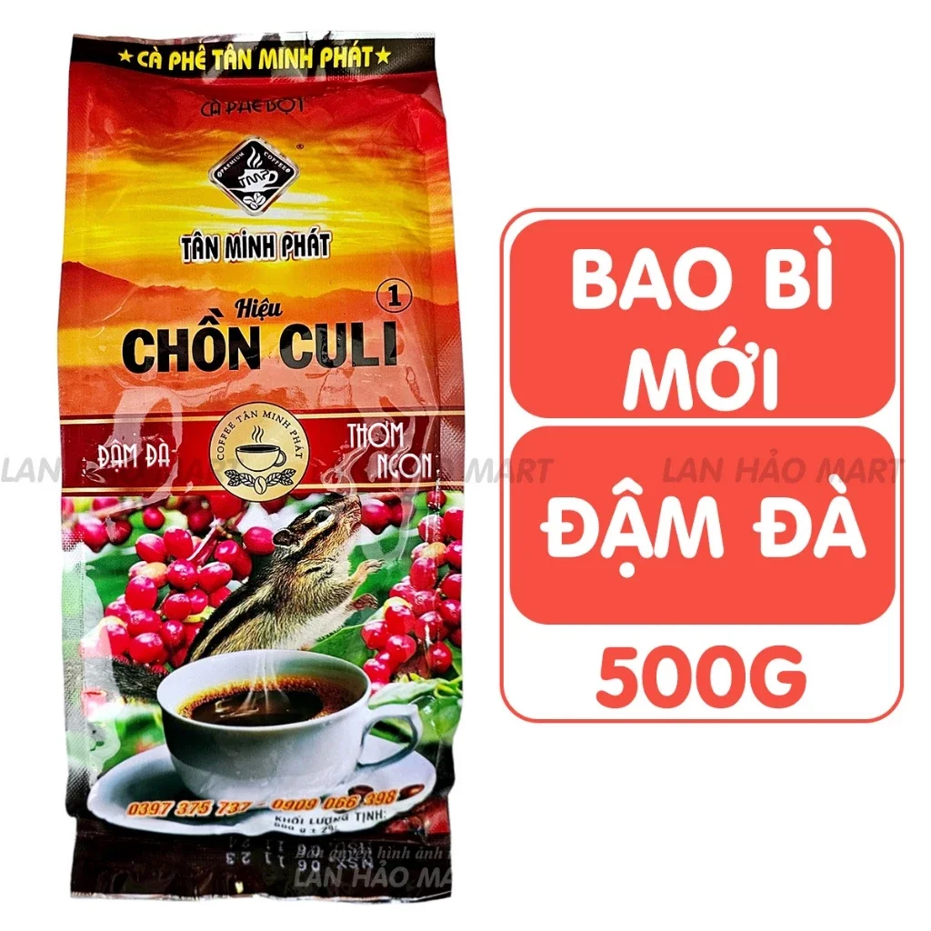 Cà phê bột tân minh phát 1 - 500g