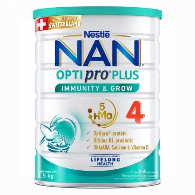 Sữa nan 4 1,5kg - sữa bột nestle nan optipro 5hmo 4 1.5kg